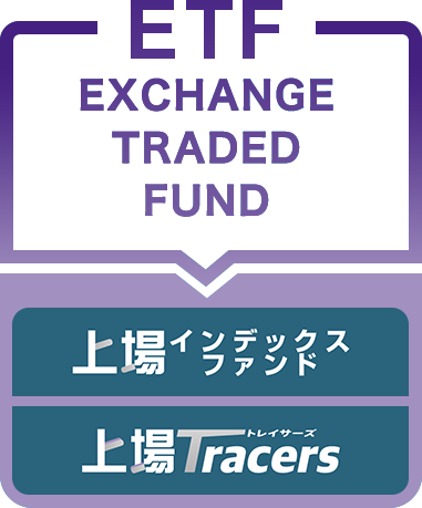 Exchange traded fund 上場インデックスファンド&上場Tracers